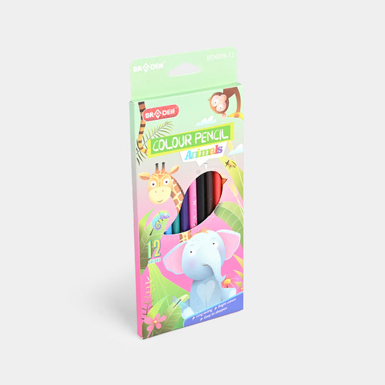 Braden Colored Pencils | Vivid & Break-Resistant | 12PCs