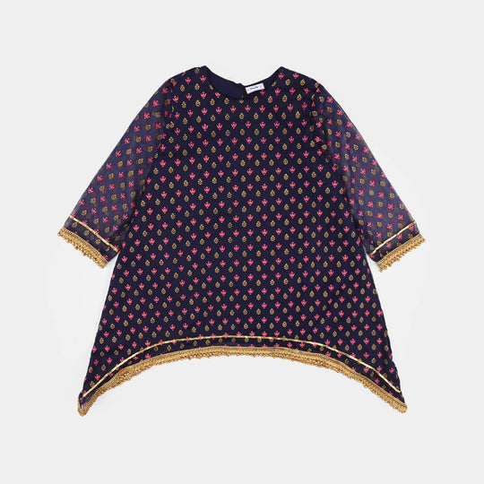 Teens Girls Chiffon 3Pcs Reet-Purple