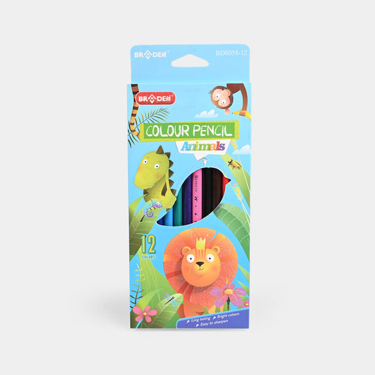Braden Colored Pencils | Vivid & Break-Resistant | 12PCs