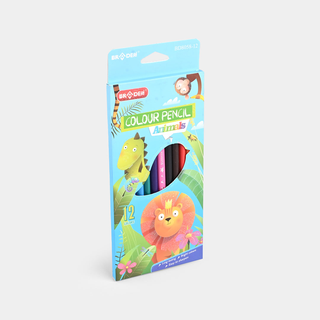 Braden Colored Pencils | Vivid & Break-Resistant | 12PCs