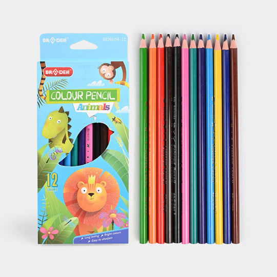 Braden Colored Pencils | Vivid & Break-Resistant | 12PCs