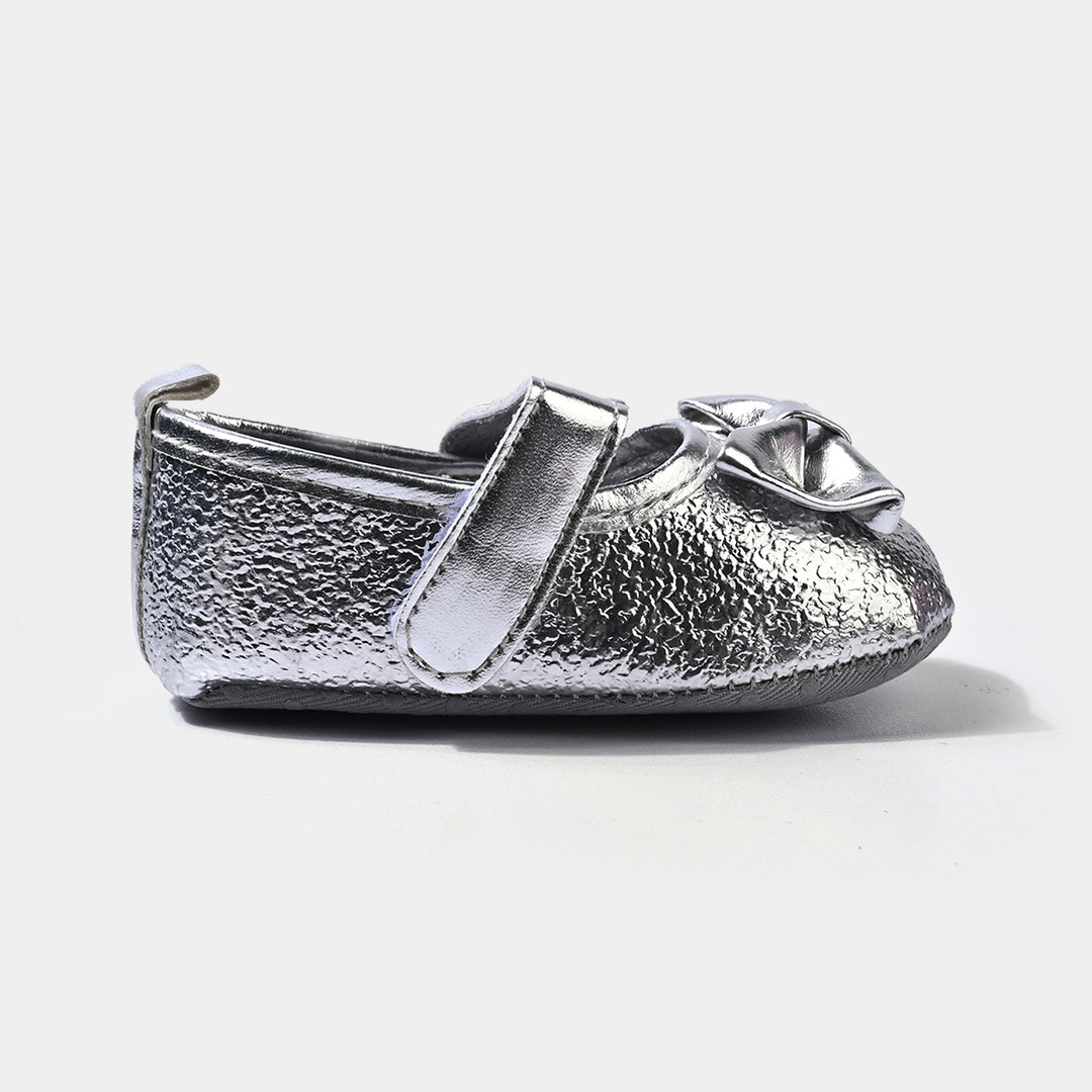 Infant Girls Shoes C-796-SILVER