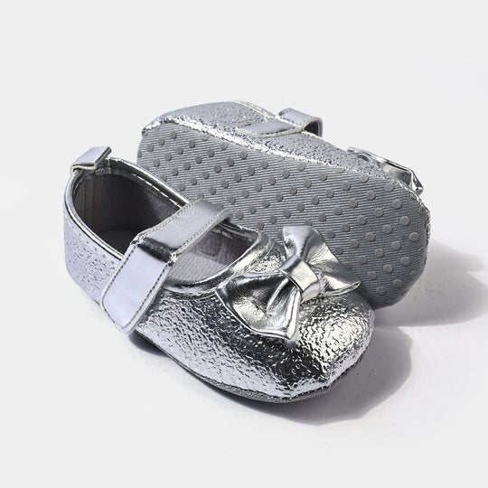 Infant Girls Shoes C-796-SILVER