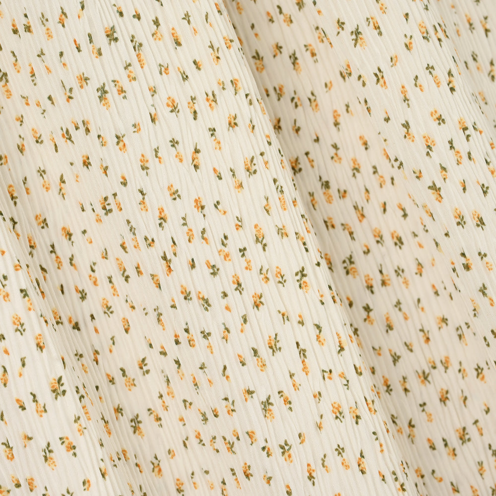 Teens Girls Poly Net Long Skirt Pleated - Multi