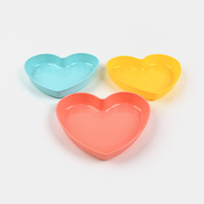 Plate Set 8PCs Heart Shape