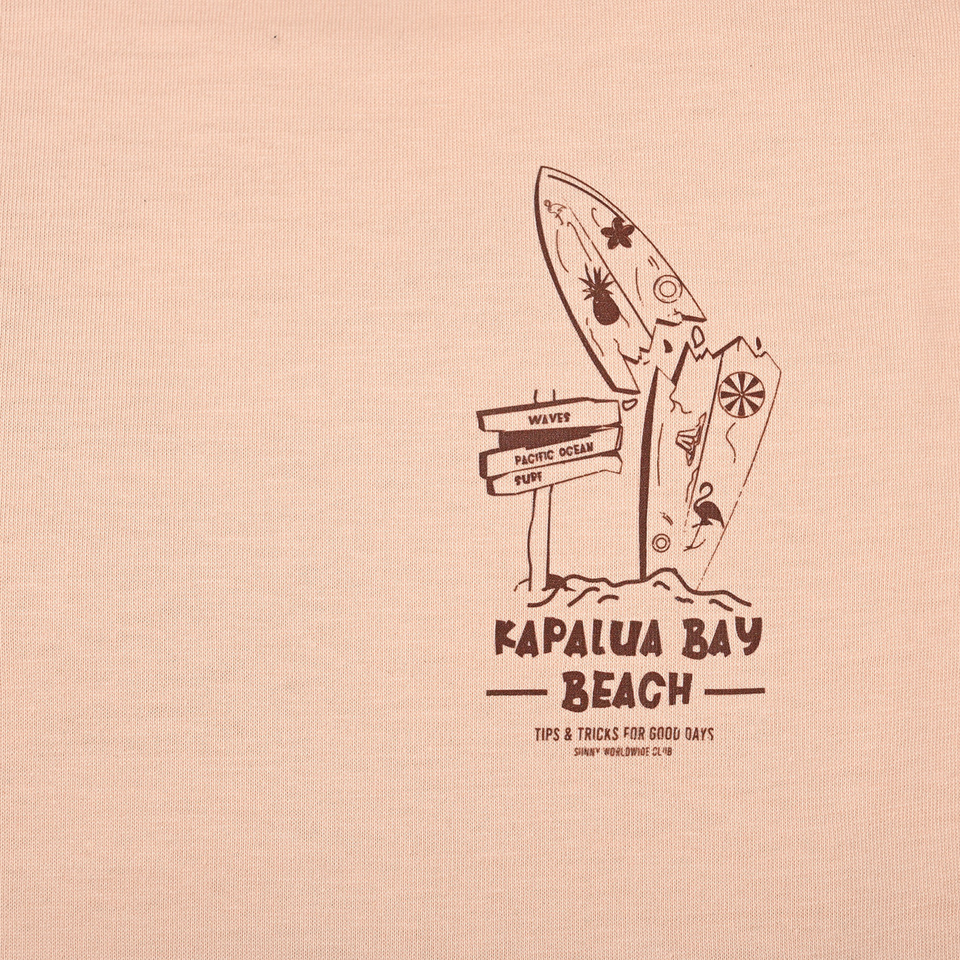 Boys Cotton Jersey T-Shirt H/S Beach -Peach
