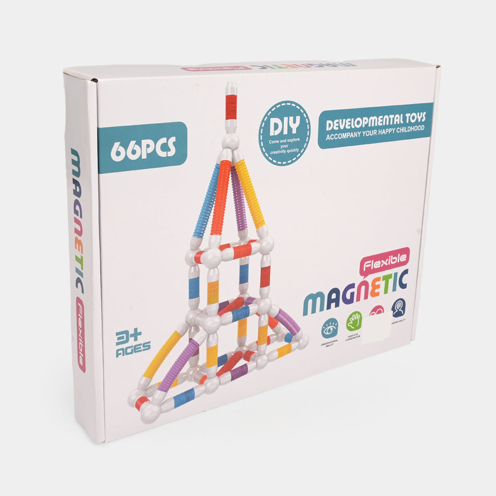 Flexible Magnetic Developmental Toys | 66PCs