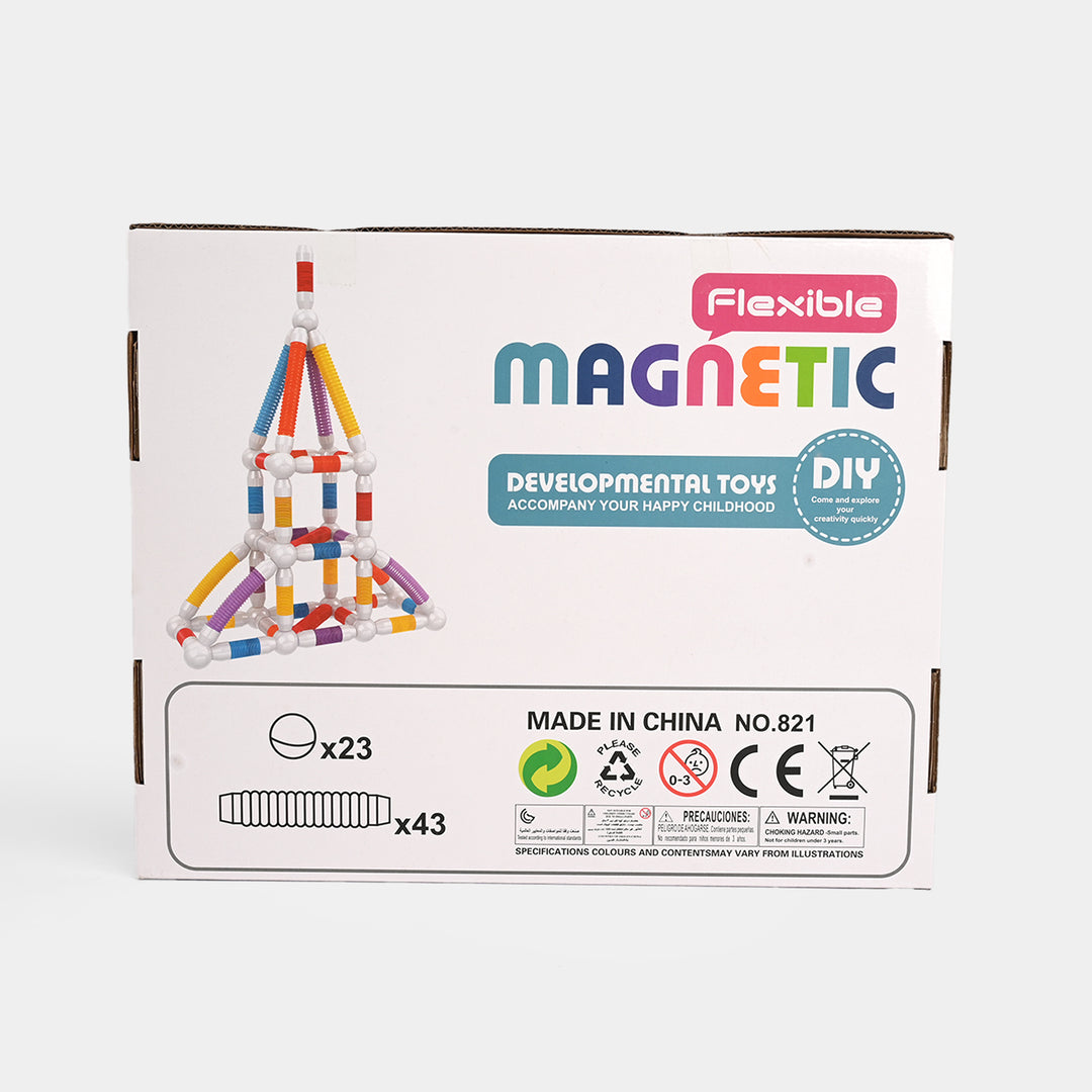 Flexible Magnetic Developmental Toys | 66PCs