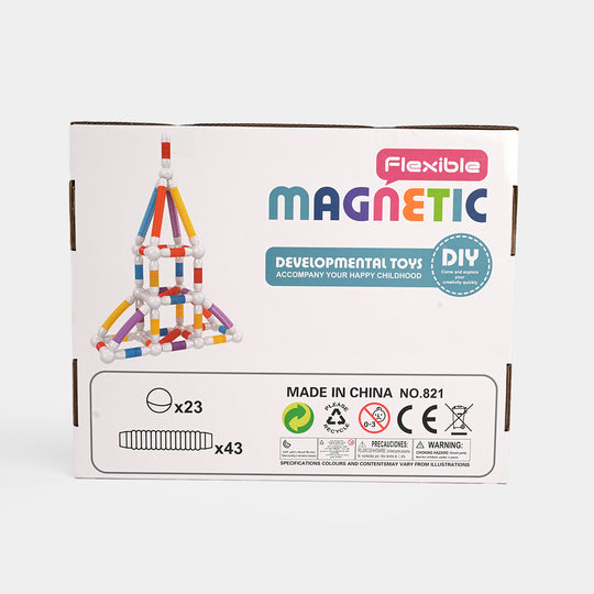 Flexible Magnetic Developmental Toys | 66PCs