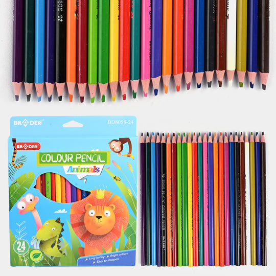 Braden Colored Pencils | Vivid & Break-Resistant | 24PCs