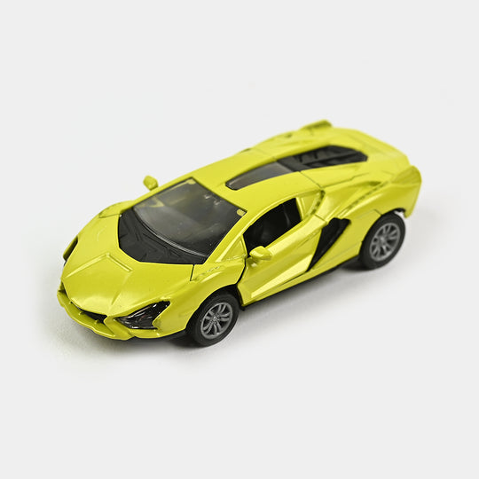 Die-Cast Model Car With Light & Music For Kids