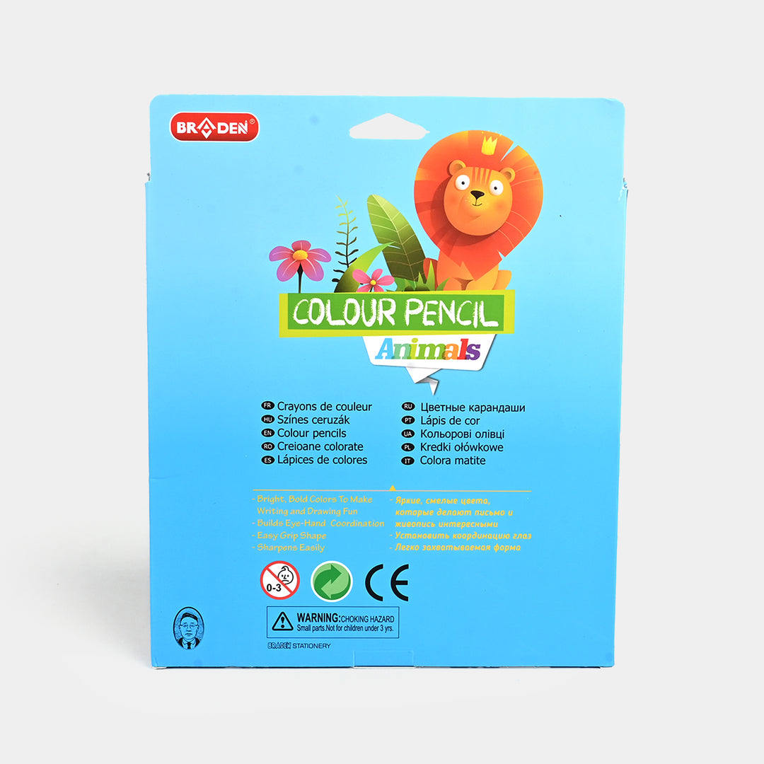Braden Colored Pencils | Vivid & Break-Resistant | 24PCs