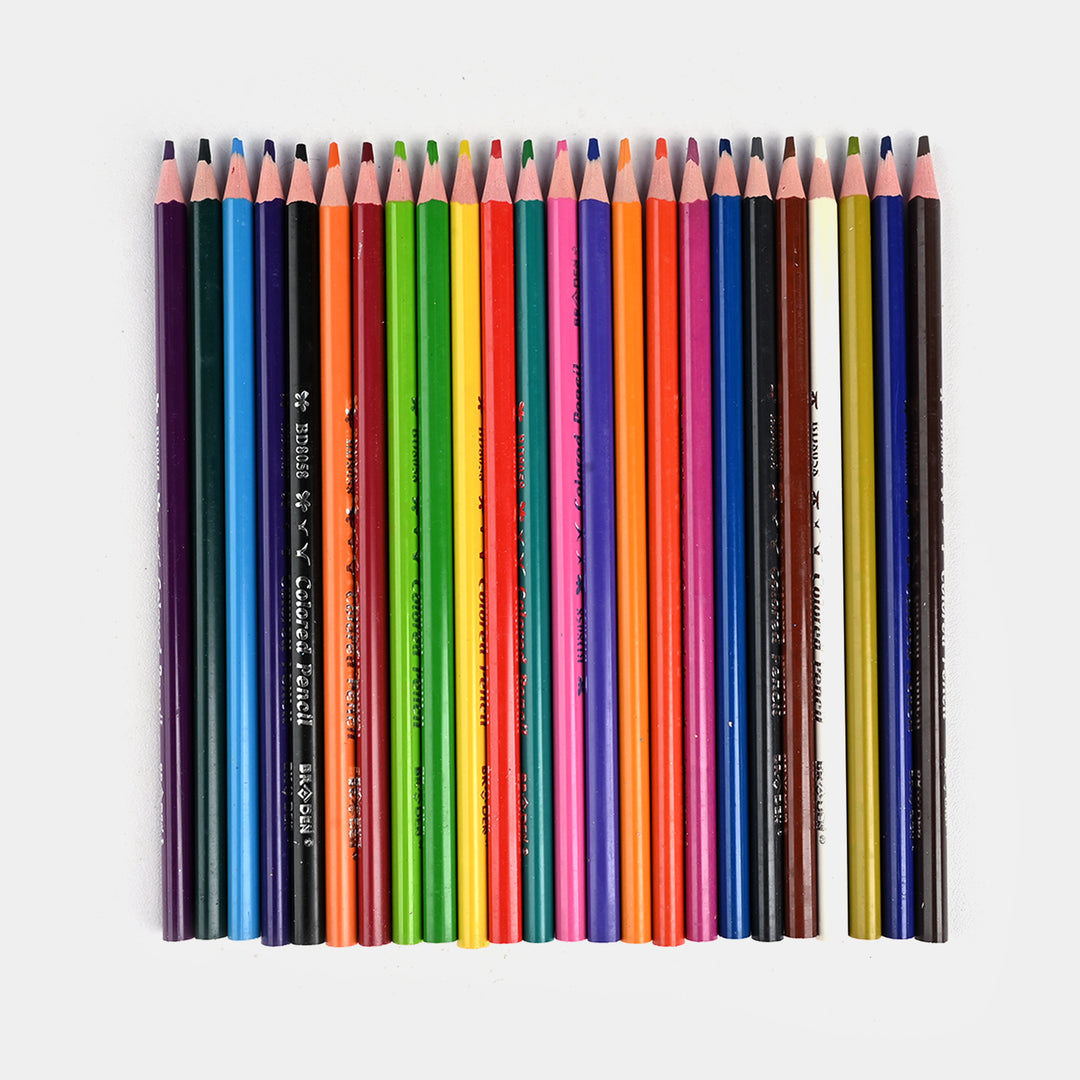 Braden Colored Pencils | Vivid & Break-Resistant | 24PCs