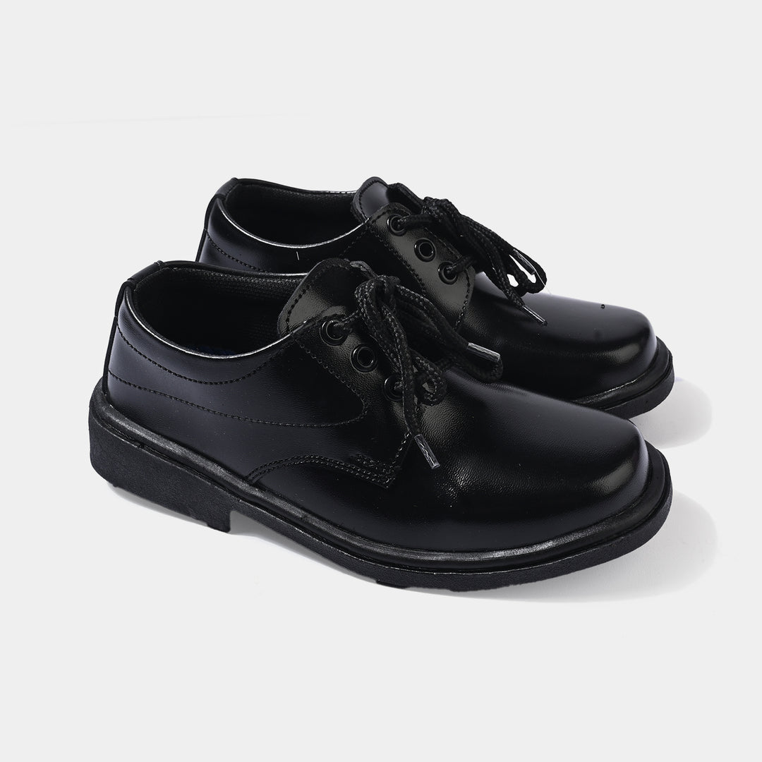 Boys School Shoes TS-14A-BLACK