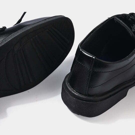 Boys School Shoes TS-14A-BLACK