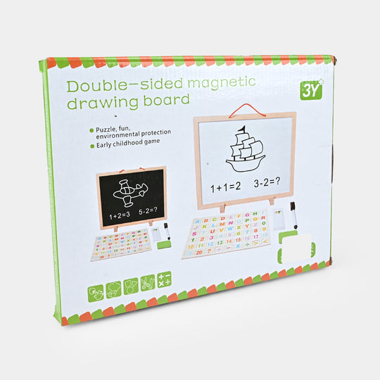 Black & White Double-Sided Magnetic Drawing Board