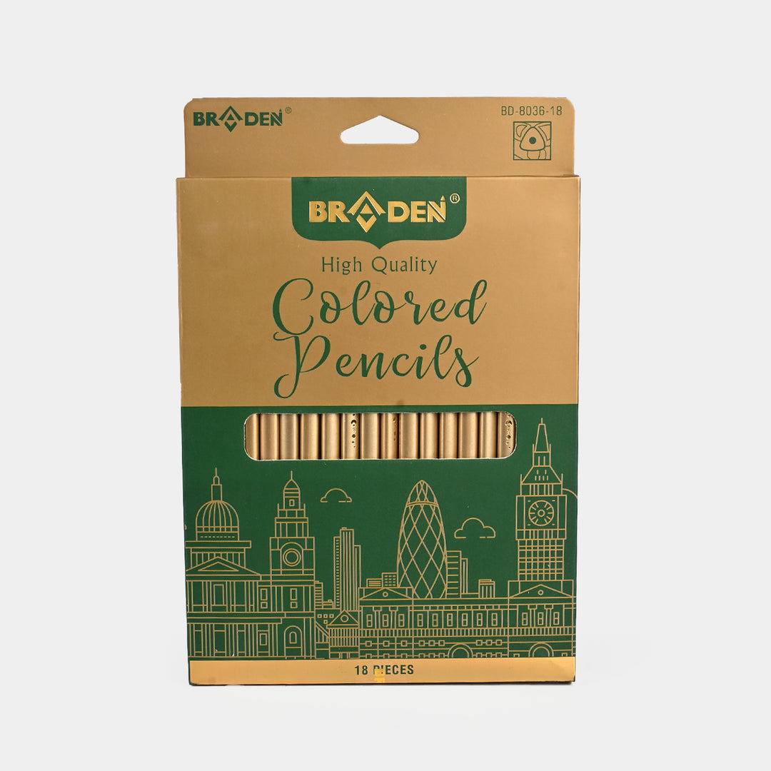 Braden Color Pencil | 18Pcs
