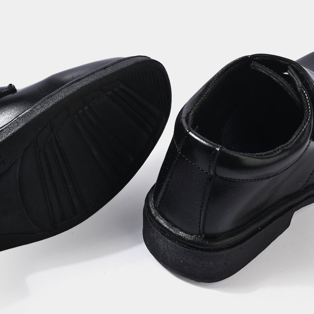 Boys School Shoes TS-12A-BLACK