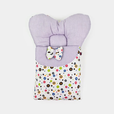 Carry Nest Heart Printed White & Purple