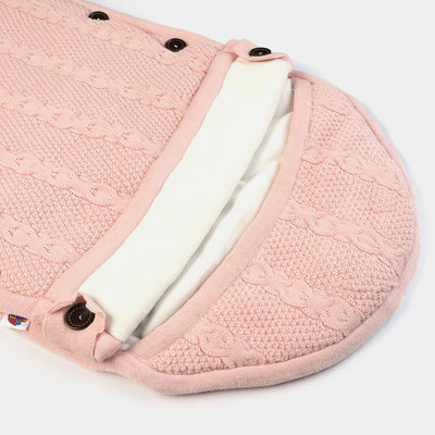 Infant Baby Woolen Carry Nest - Pink