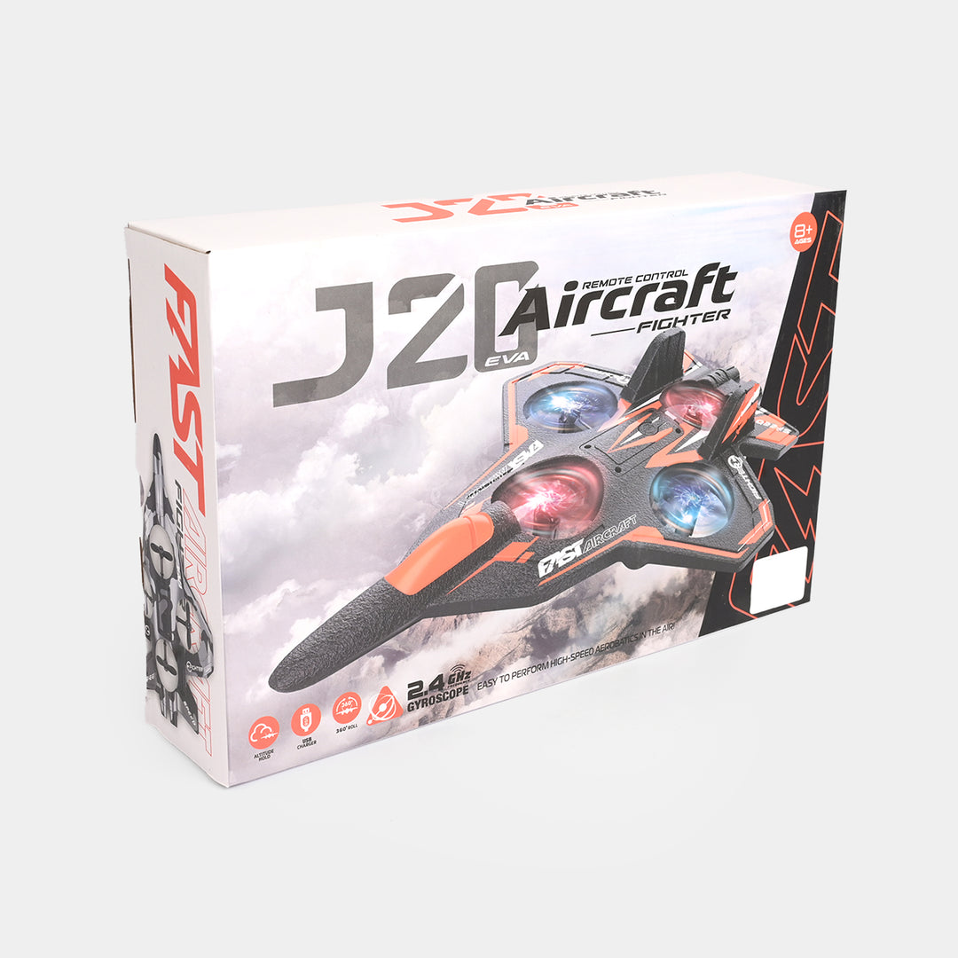 J20 Remote Control Aircraft Fighter – 2.4GHz Gyroscope Stabilized RC Plane