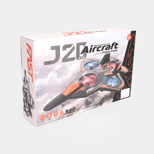 J20 Remote Control Aircraft Fighter – 2.4GHz Gyroscope Stabilized RC Plane