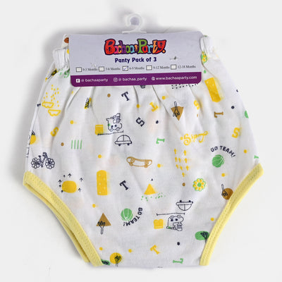 Pack OF 3 Infants Cotton Panty | 6-9Months