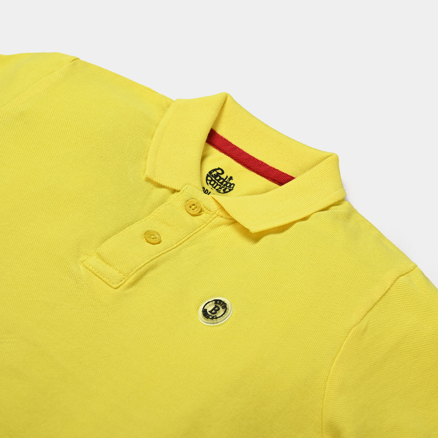 Boys Cotton PK Polo T-Shirt Basic-B. Yellow