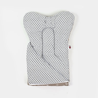 Carry Nest Heart Printed Brown & White