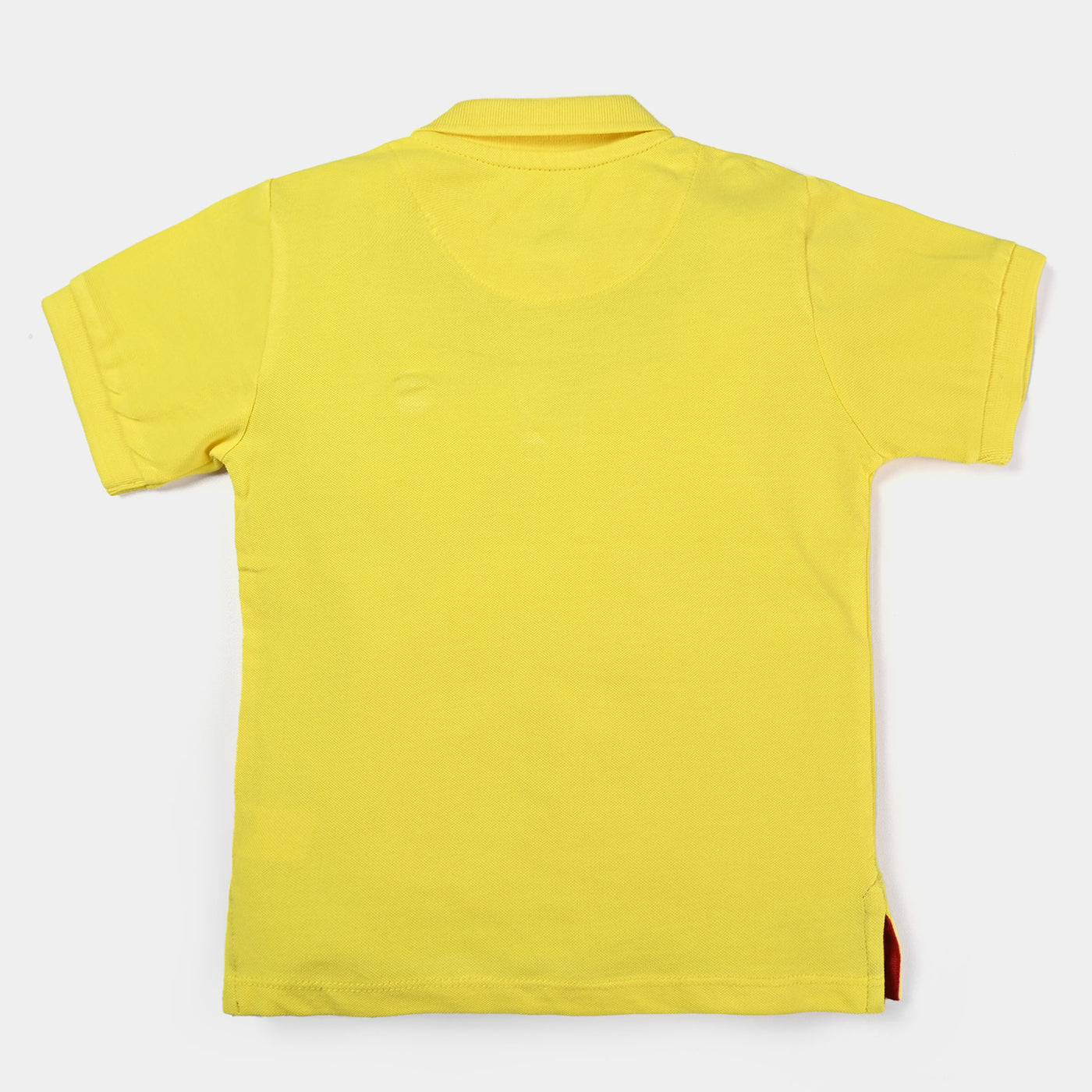 Boys Cotton PK Polo T-Shirt Basic-B. Yellow