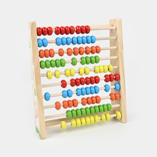 Wooden Counting Abacus with 100 Counting Sticks – Educational Toy