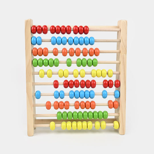 Wooden Counting Abacus with 100 Counting Sticks – Educational Toy