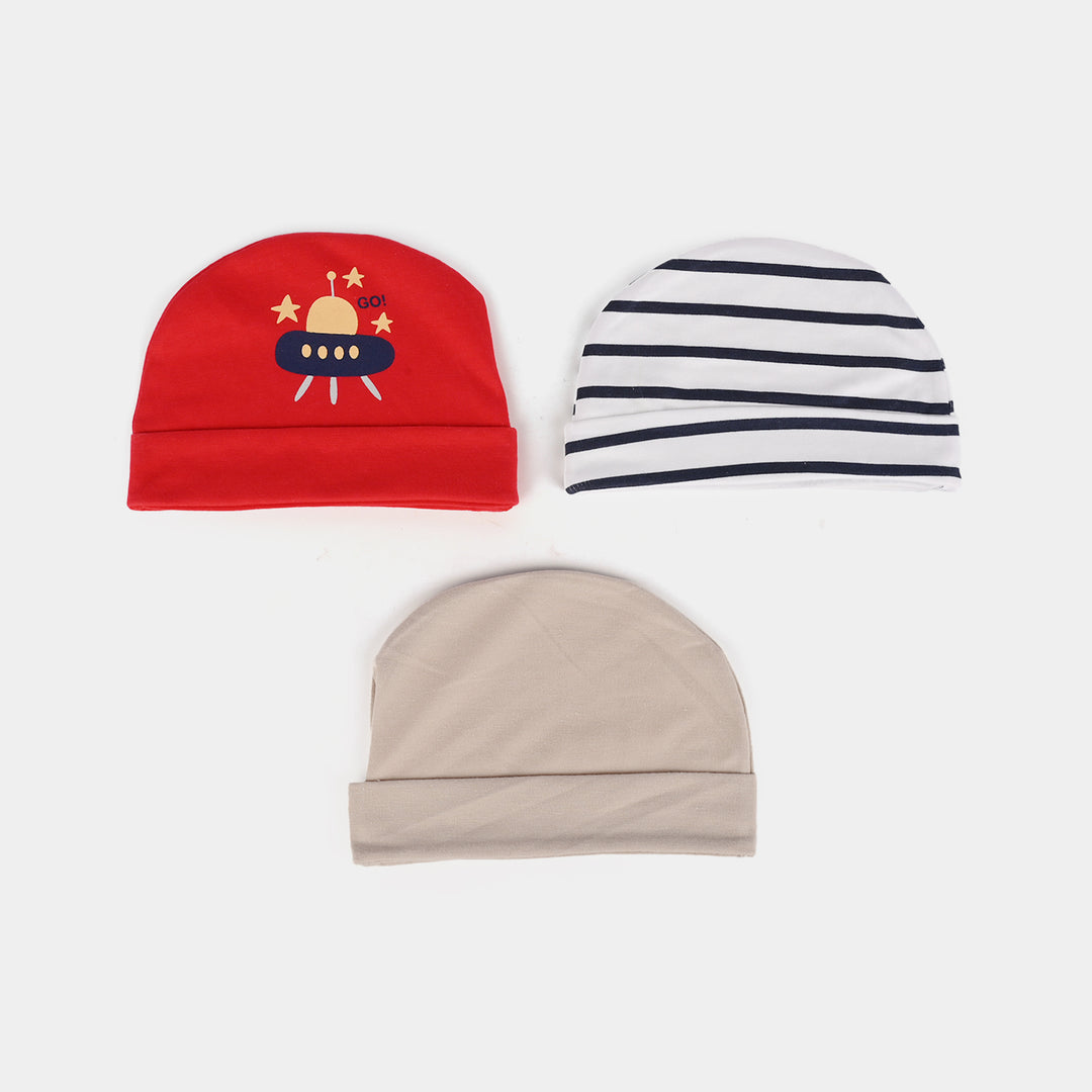 Pack OF 3 Baby Cap/Hat Set