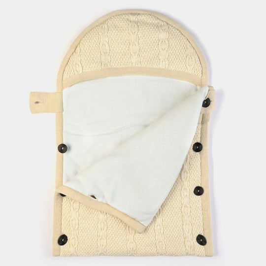 INFANT BABY WOOLEN CARRY NEST - Fawn