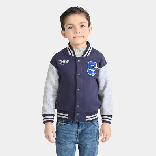 Boys Fleece Knitted Jacket Character