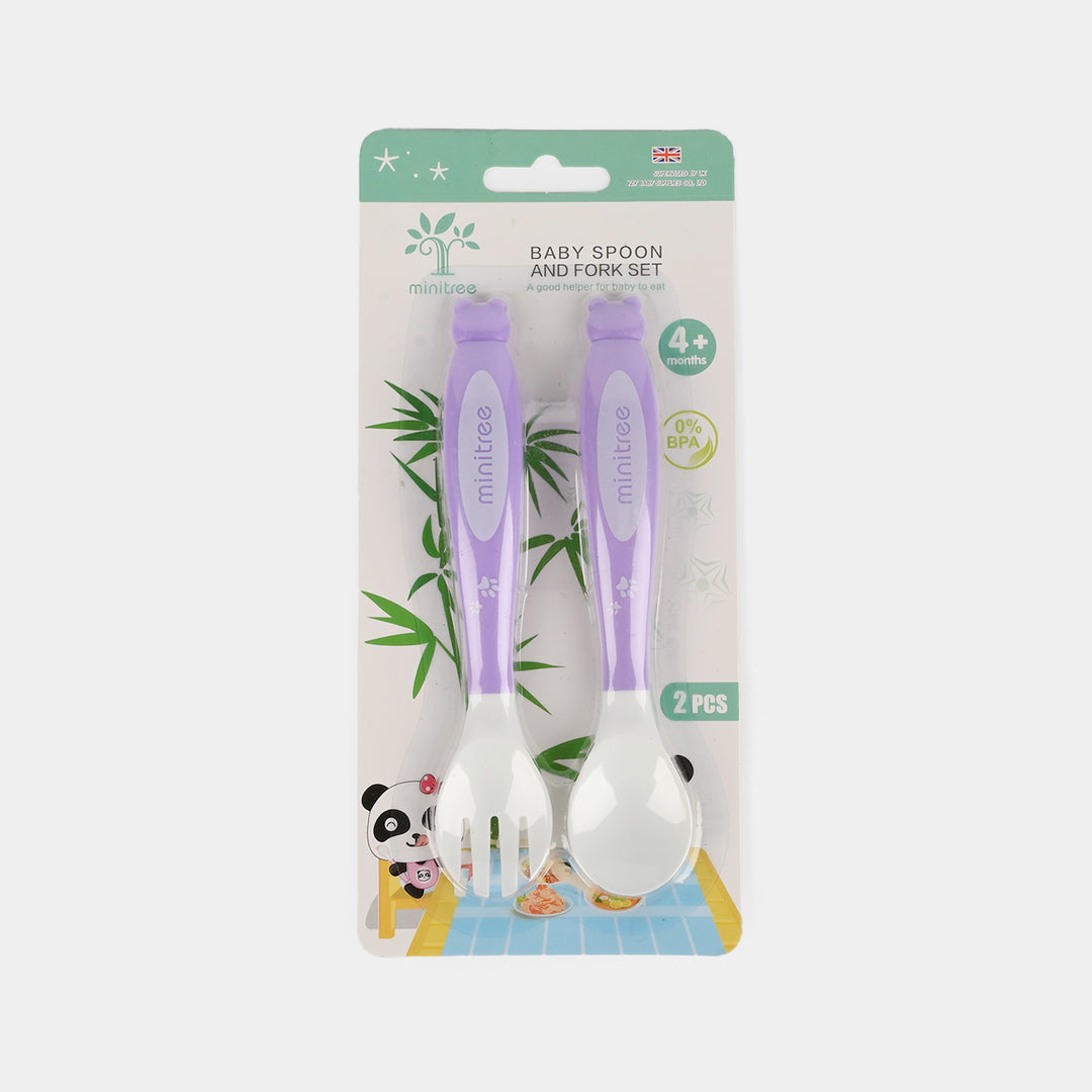 Minitree Baby Spoon & Fork Set