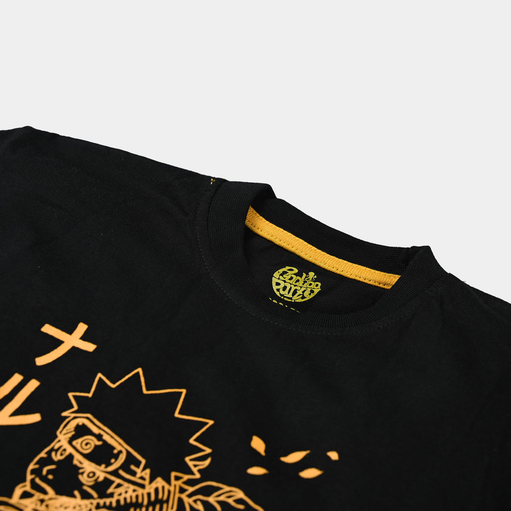 Boys Cotton Jersey T-Shirt H/S Character | BLACK