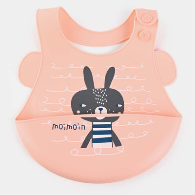 Silicone Food Catcher Bib | Pink