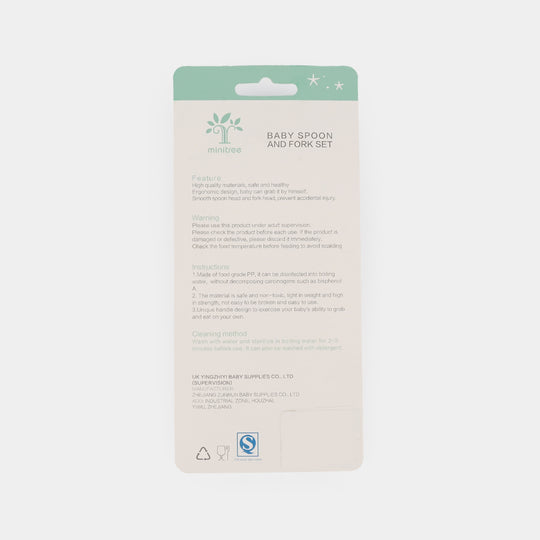 Minitree Baby Spoon & Fork Set