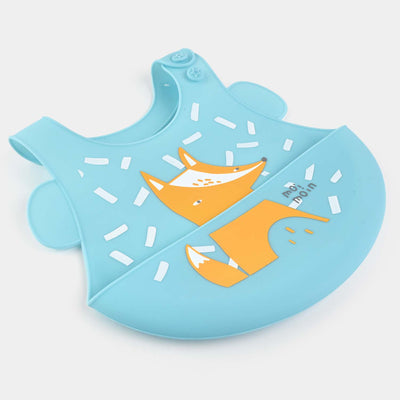 Silicone Food Catcher Bib | Blue