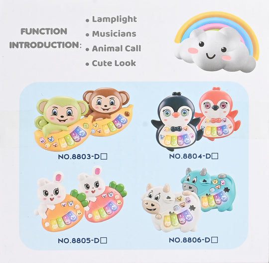 Cute Musical Paino with Light & Music for Kids