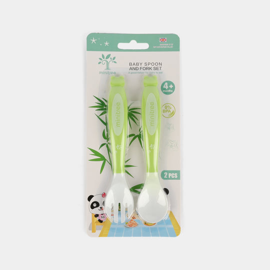 Minitree Baby Spoon & Fork Set