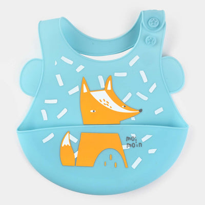 Silicone Food Catcher Bib | Blue