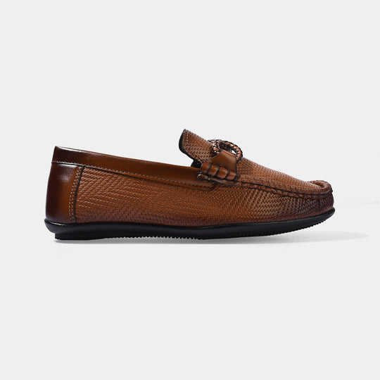 Boys Loafer SS-001-BROWN