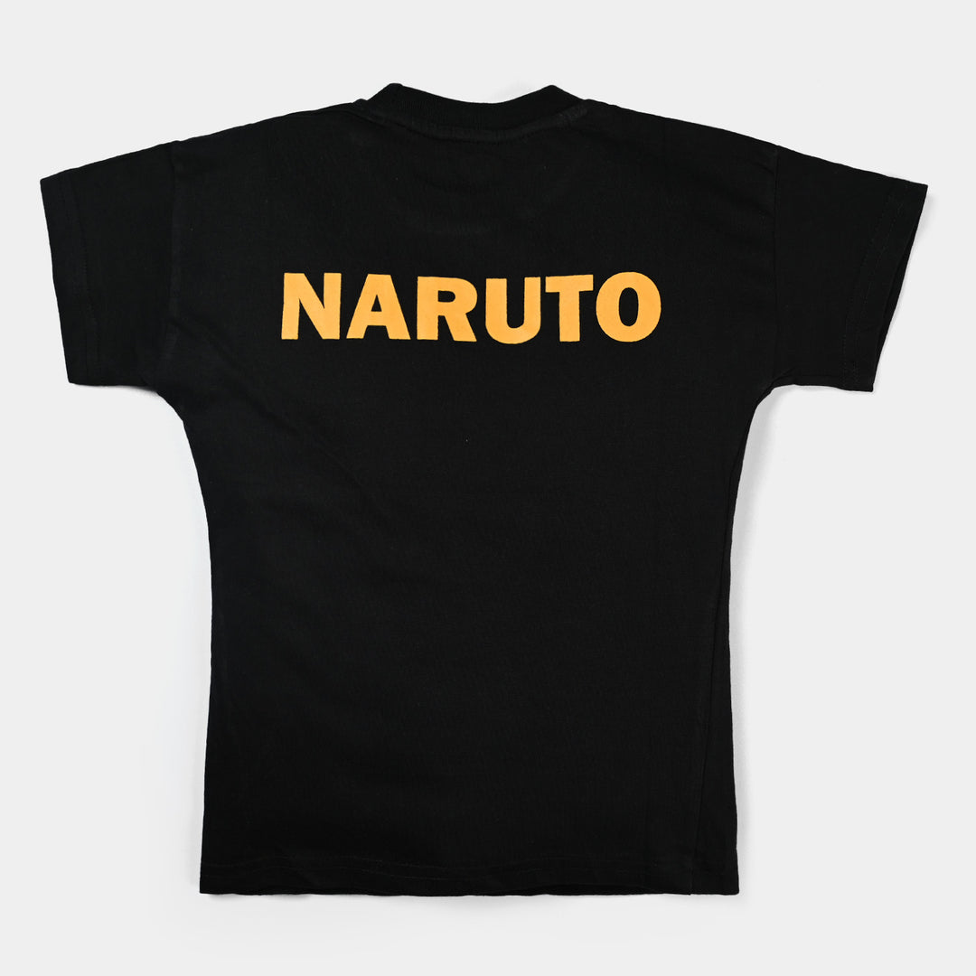 Boys Cotton Jersey T-Shirt H/S Character | BLACK