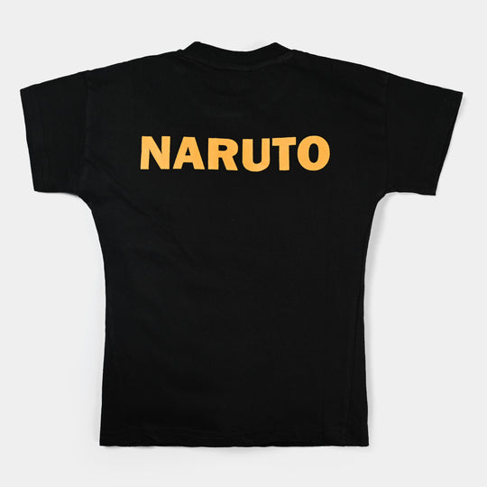 Boys Cotton Jersey T-Shirt H/S Character | BLACK