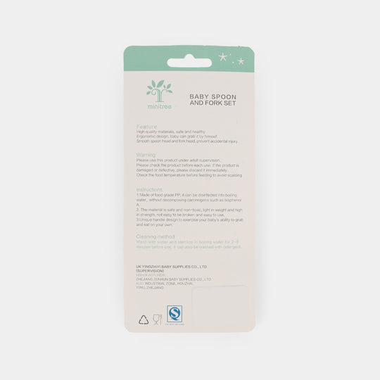 Minitree Baby Spoon & Fork Set
