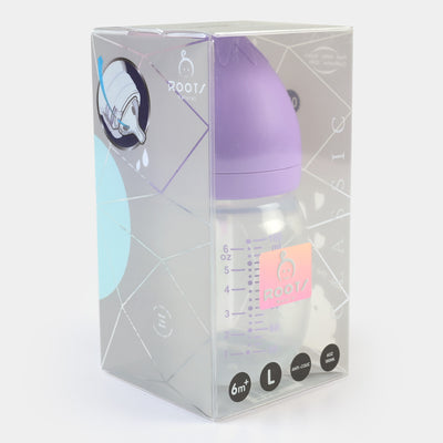 Wide-Neck Baby Feeder Bottle | 180ML | Purple| J1012