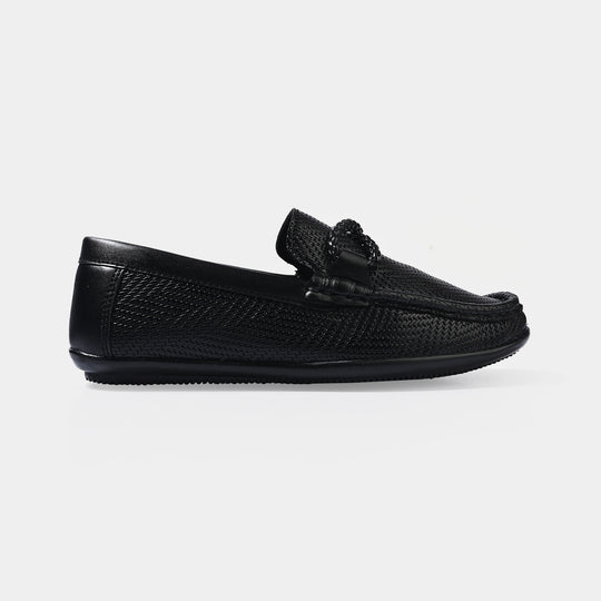 Boys Loafer SS-001-BLACK