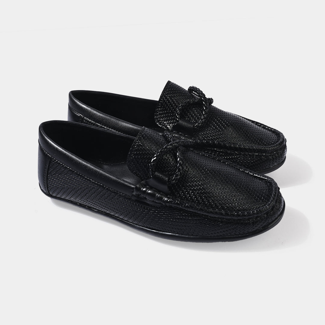 Boys Loafer SS-001-BLACK